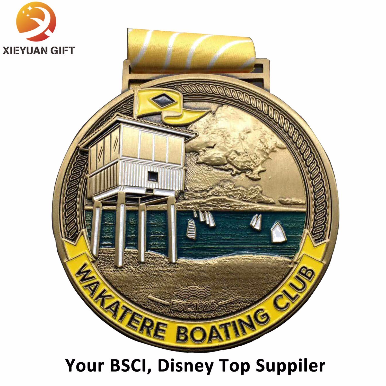 Medalla de encargo del deporte del metal de Suuply de la fábrica de BSCI