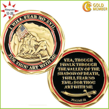 Medalla de encargo de los militares del metal 3D