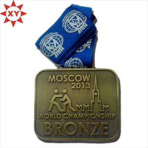 Medalla del deporte de los regalos del bronce de la insignia del asunto