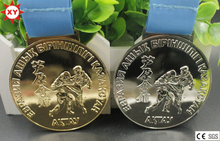 Crear el oro de plata de bronce de las medallas para requisitos particulares plateado (XYmxl100803)