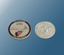 Moneda de encargo del emblema del metal de la insignia 3D (XY-HZ126)
