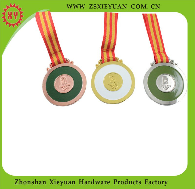 Oro/plata/medalla de cobre del metal para el deporte (XY-Hz1046)