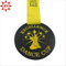Medalla de oro barata promocional con la cinta amarilla