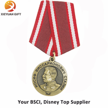 El surtidor de BSCI hace la medalla de cobre amarillo de los militares del honor del ejército de la alta calidad