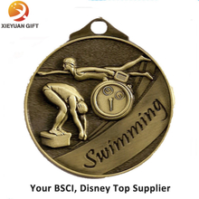 Medalla de encargo de la natación de 2015 nuevos productos
