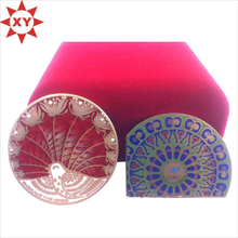 moneda colorida del metal del esmalte de la aleación de encargo del cinc 2015souvenir