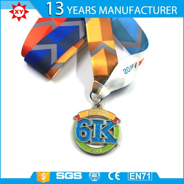 Medallista de plata personalizado del acollador 3D de Sublimited