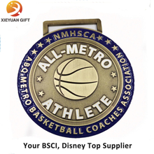Los nuevos productos venden al por mayor las medallas del deporte del baloncesto