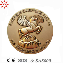 Moneda del metal del oro 3D de la antigüedad de la venta directa de la fábrica