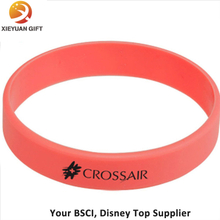 Wristbands baratos rojos del acontecimiento del silicón de la impresión en color