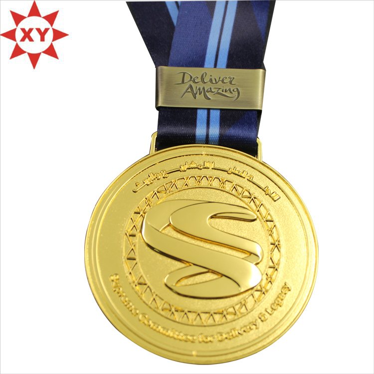 oro 3D y medalla de cobre del deporte del balompié de la antigüedad (XY-mxl92602)