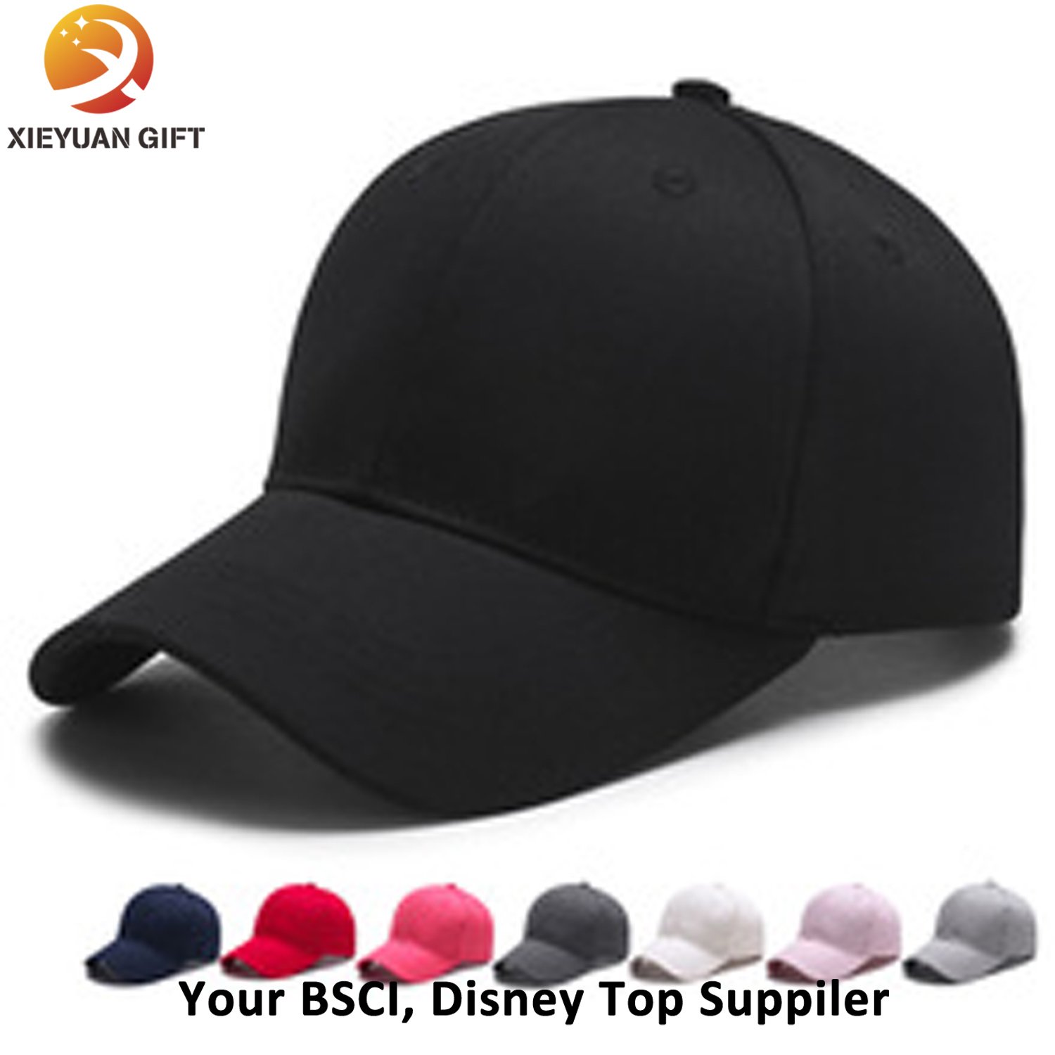 Venta al por mayor en blanco llana del casquillo plano del sombrero del Snapback de los 6 paneles