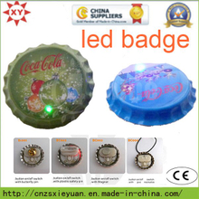 Nueva divisa del Pin del botón de la cápsula de Carfts LED con insignia de encargo