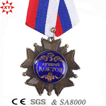 Medalla del deporte de los Juegos Asiáticos con la cinta